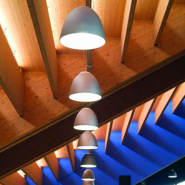 Artemide NUR shaded pendant lights